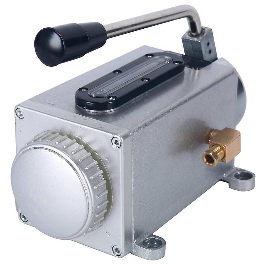 Lubrication Manual Oil Pump Manual Lubrication 500CC CNC 4mm Dual Oil Outlet Manual Lubrication Pump