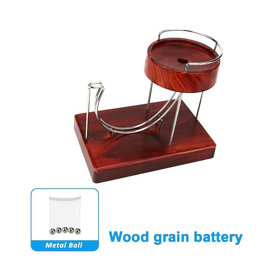 Machine Kinetic Art Motion Inertial Metal Automatic Jumping Table Toy Home Decor,wood