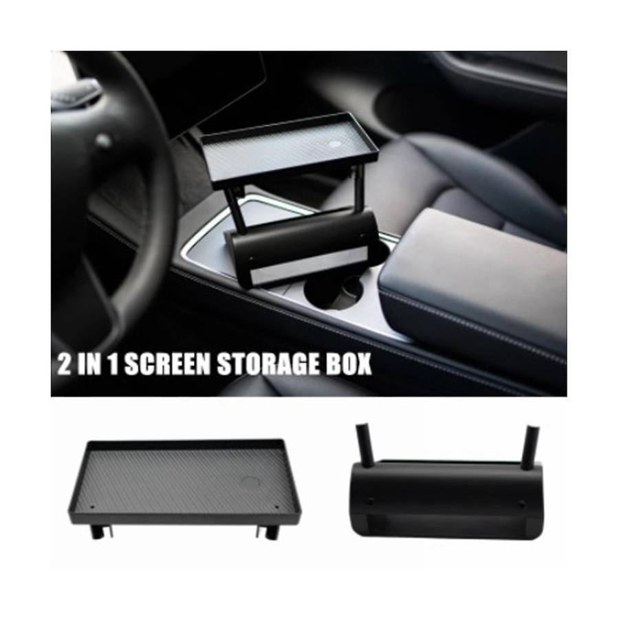 Magnetic Storage Box Screen Rear Storage Box Storage Car Accessories for Y