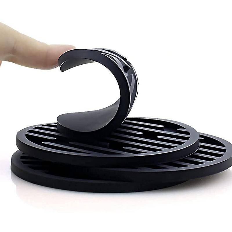 Water-absorbing Coaster, 6-piece Soft Silicone Coaster with Holder