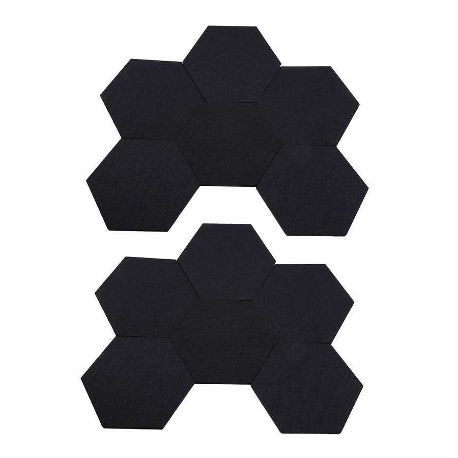 6 Pack Felt Memo Board Decorative Notice Board,(20 X 17 Cm)