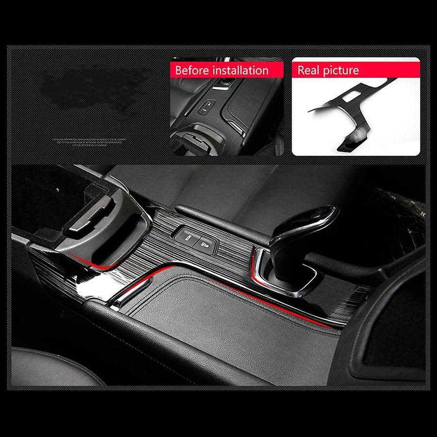 For Cadillac Xt5 2016-2019 Gear Shift Panel Cover Trim Sticker .black