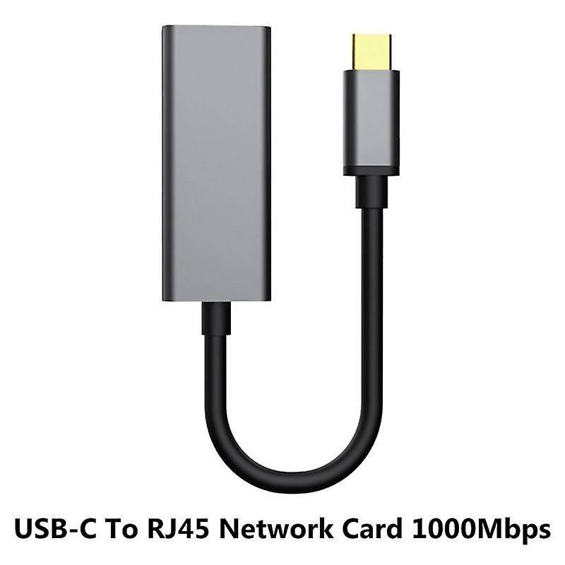 Network Card Usb-c to Rj45 Network Card 10/100/1000mbps