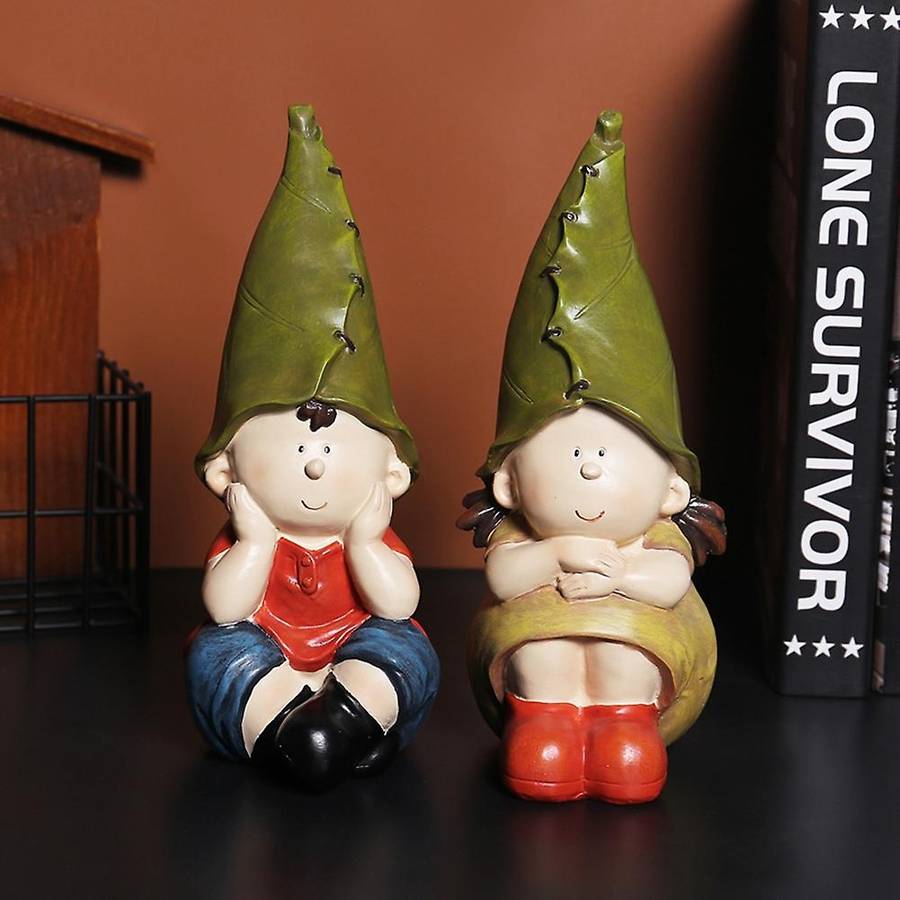 Elves Thinking Boys Garden Resin Ornaments Crafts Decoration-a