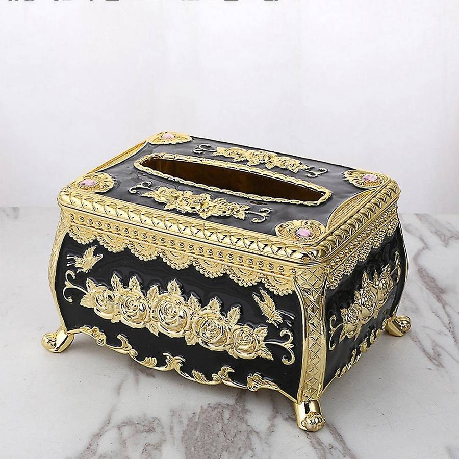 Creative Modern European Ornate Tissue Box Cover, Luxury Noble(c)