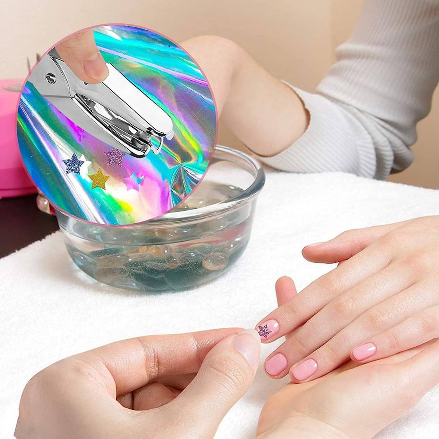 3pcs Metal Single Hole Puncher Circle Star Heart Hole Paper Punch