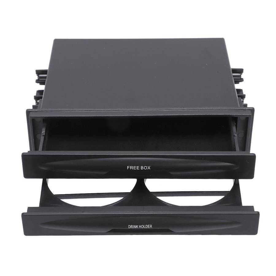 Universal Car Radio Pocket Kit Drink Cup Holder Storage Box