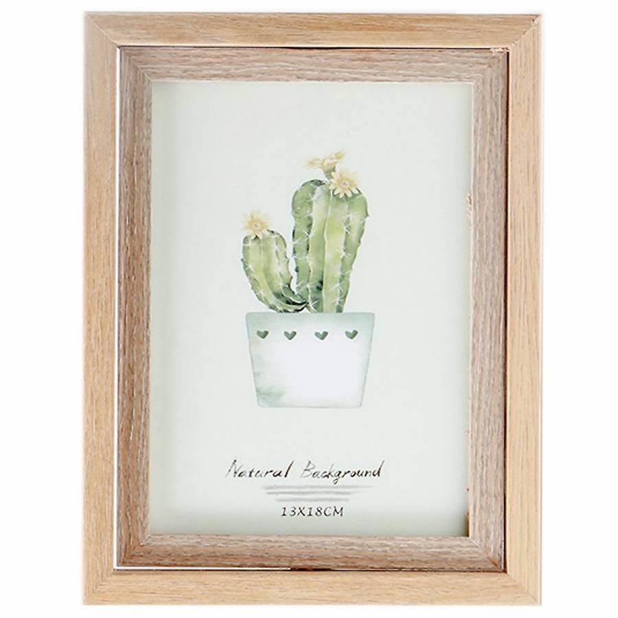 Creative Wood Rotating Photo Frame Home Decoration(single-frame)