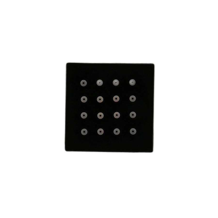 Shower Spa Brass Square Massage Body Jets Brushed Nickel Matte Black