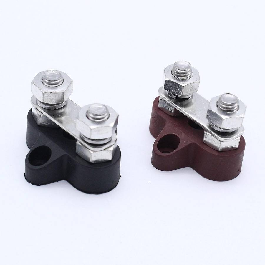 Dc 48v Bus Bar Power Terminal Black and Red