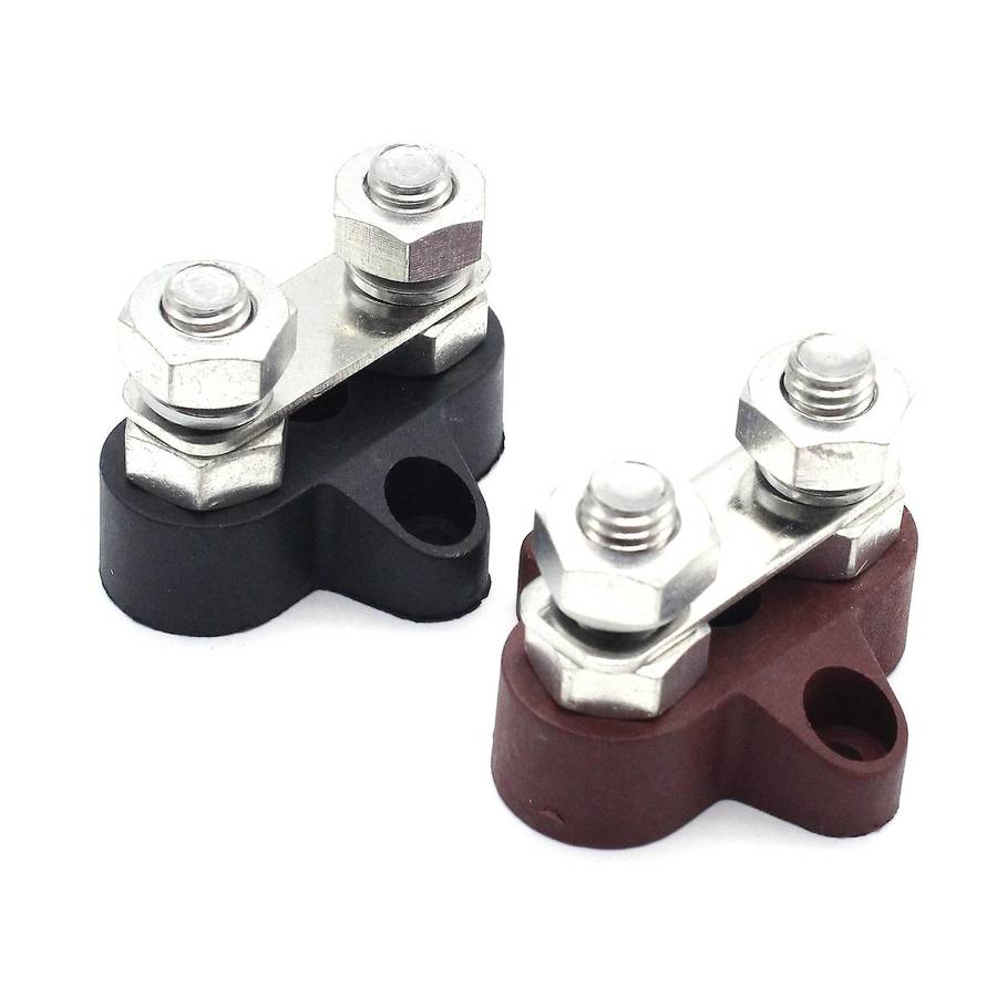 Dc 48v Bus Bar Power Terminal Black and Red