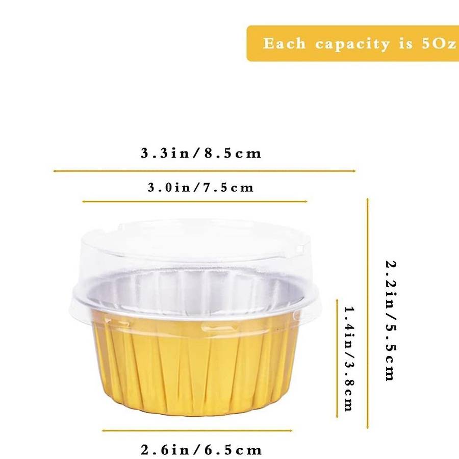 Dessert Cups with Lids,disposable for Cupcake Cupcake Containers