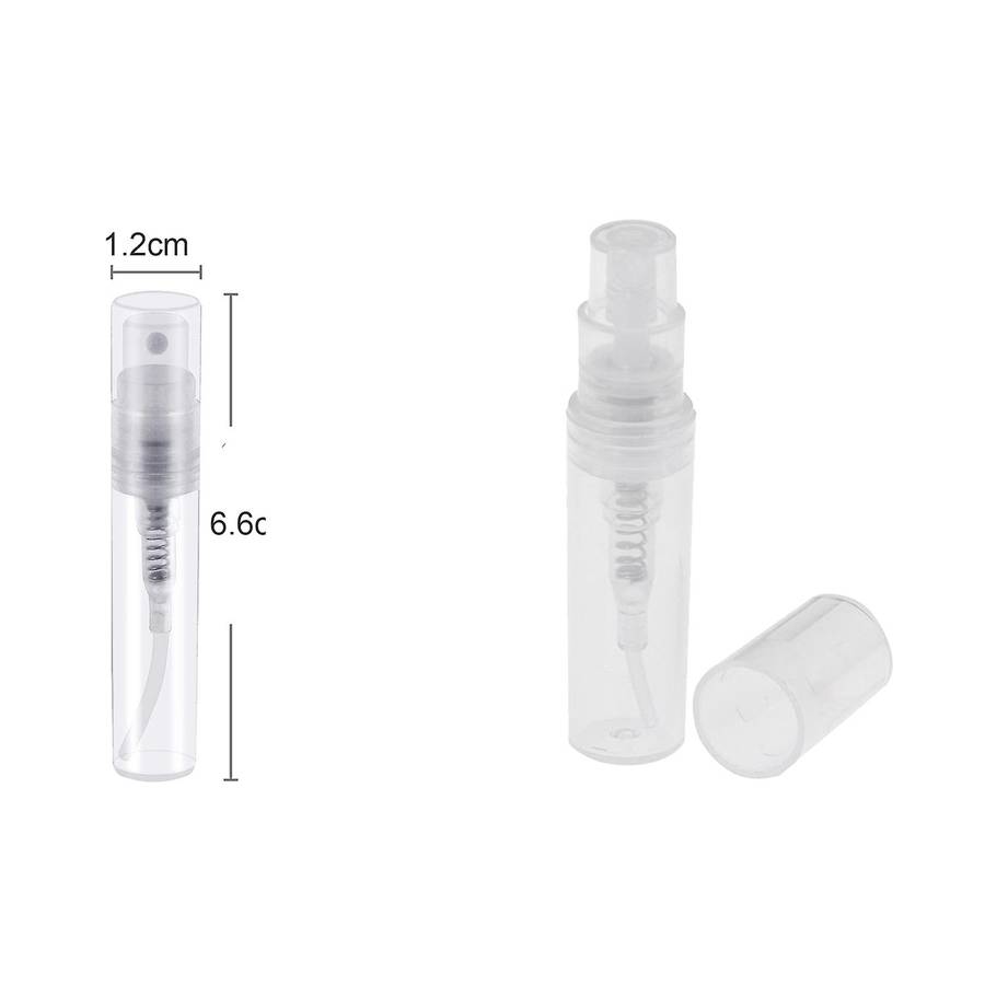 30pcs Clear 2ml Atomizer Plastic Bottle Spray Disposable Bottle