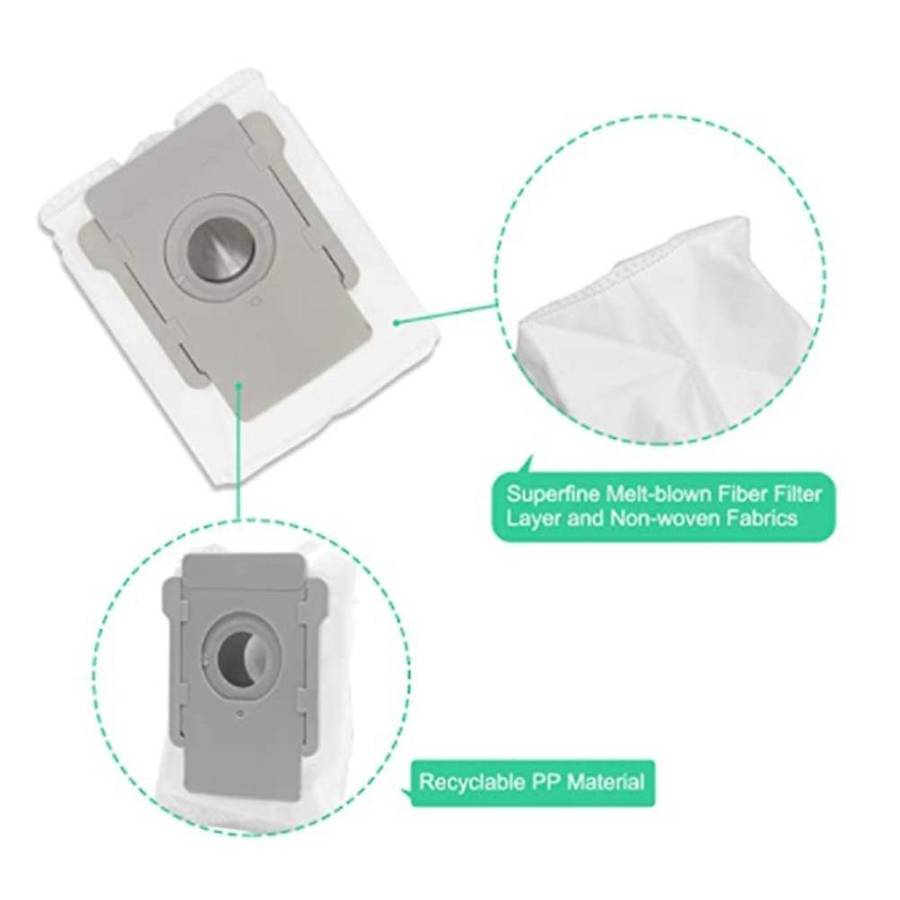 11pcs for Irobot Roomba I7 Plus E5 E6 S9 S9+ Dust Bags Sweeping