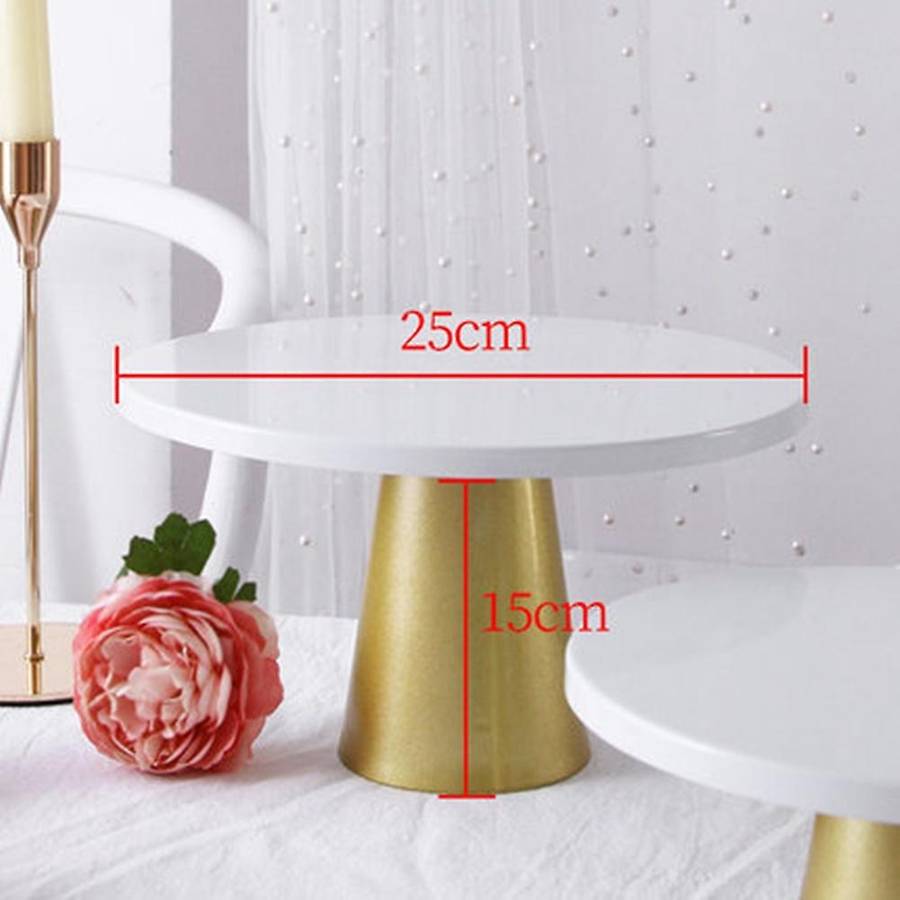 Nordic Style Golden Dessert Table Cup Cake Stand Cake Tray L
