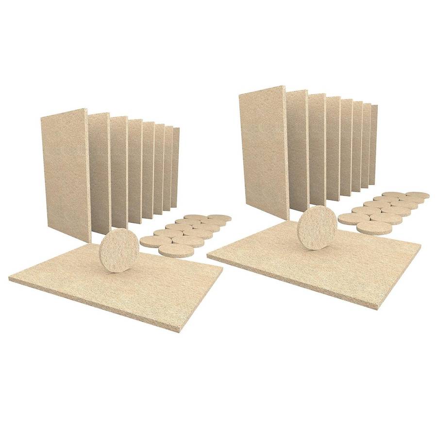 8 Large Stick Felt Sheets 12 Round Felt Pads to Protect Hardwood