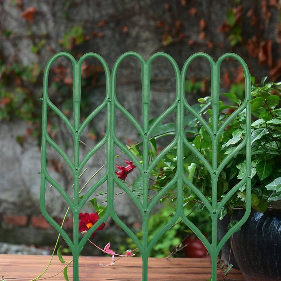 Diy Garden Trellis for Climbing Plants,14 Inchx4 Inch Grid Panels