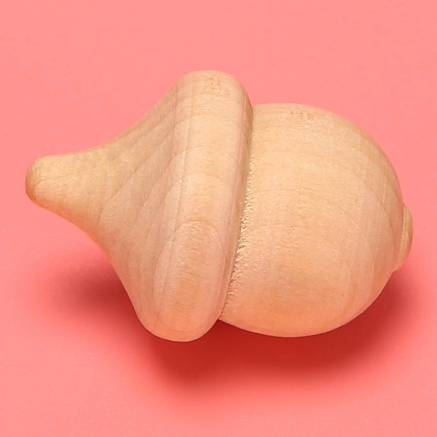 Wooden Acorn Crafts for Kid Painting Home Decoration