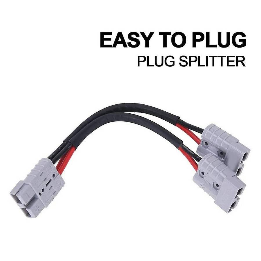 50a Anderson Plug Connector Dual Y Adapter Connector with 6mm Cable