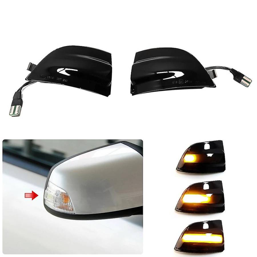 2 Pcs Led Dynamic Mirror Indicator Light for Ford Focus 2 Mk2 04-08