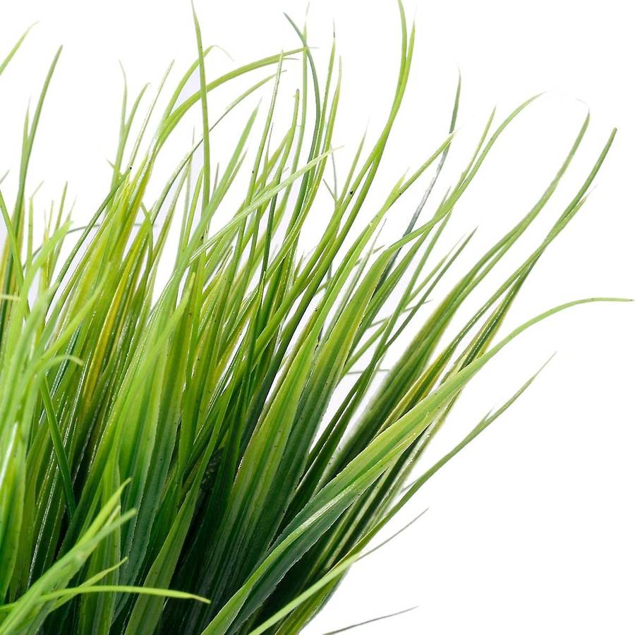 12 Bundles Artificial Grasses Outdoor Fake Grass Faux Plastic Plants