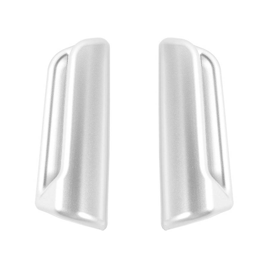 Car Seats Adjustment Handle Switch Cover Stickers Trim, Abs Silver