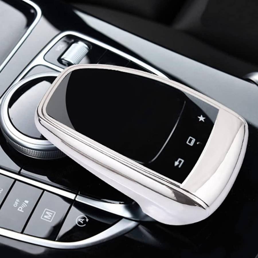 Car Tpu Center Control Mouse Screen Protector Cover Trim,silver
