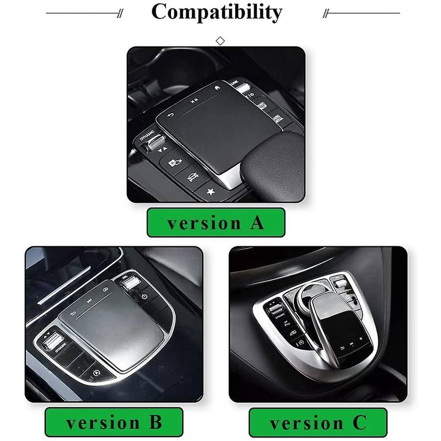 Car Tpu Center Control Mouse Screen Protector Cover Trim,silver