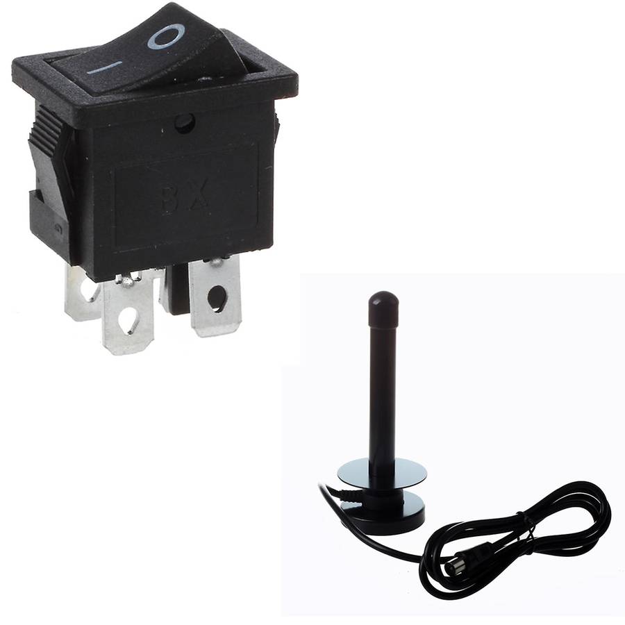 Black 25 Dbi Dvb-t Tv Hdtv Digital Antenna with Male Connector