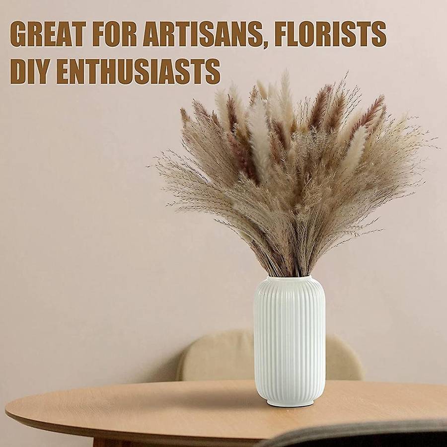 Natural Dried Pampas Grass - 85pcs Boho Home Decor Dried Flowers