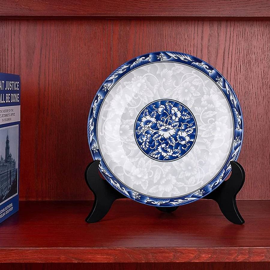 6 Pieces Of 7-inch Wooden Display Shelf Board Easel Stand