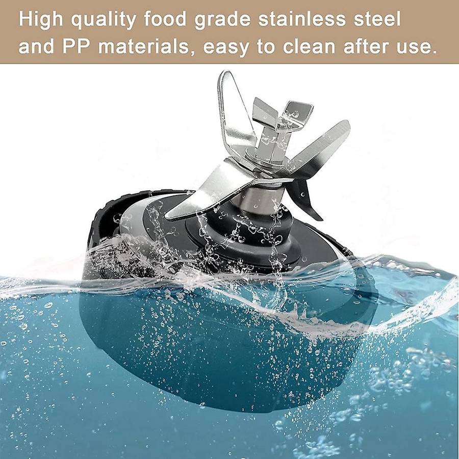 6 Fins Blender Blade Extractor Blade Replacement for Nutri Ninja