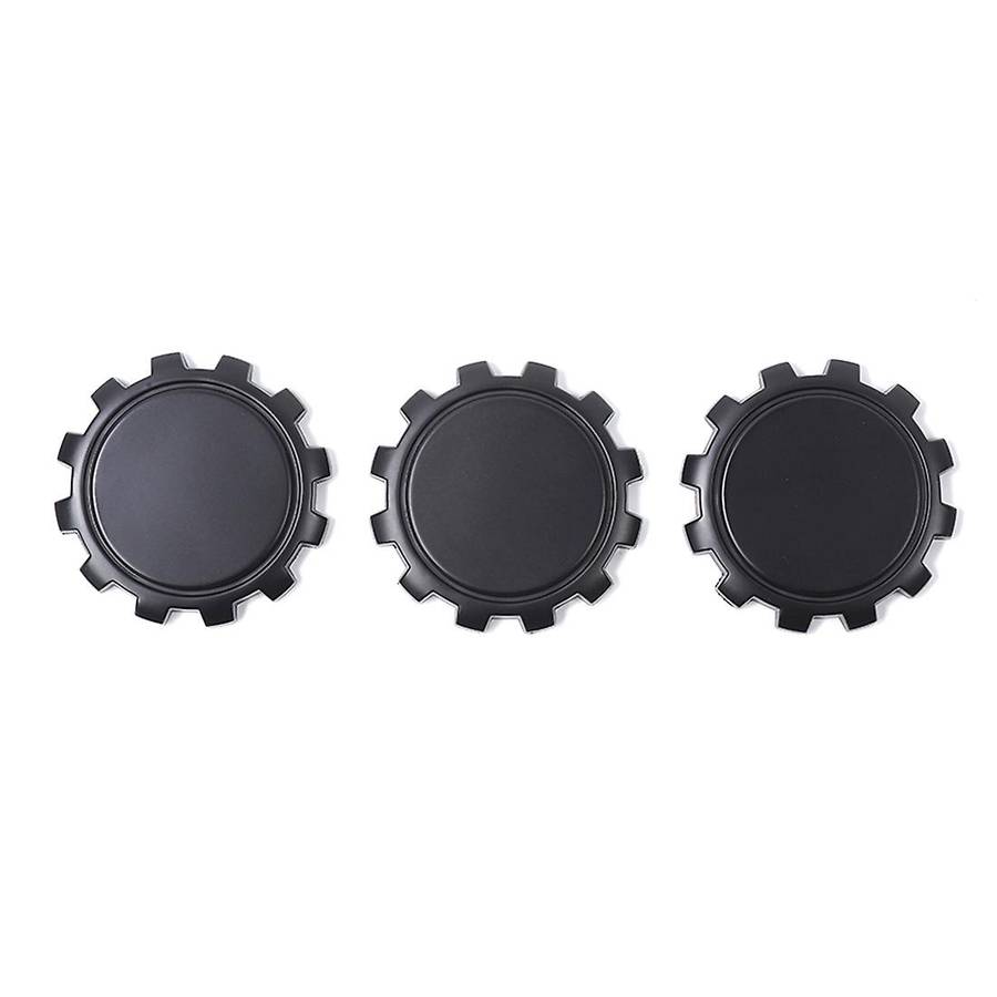 Door Lock Cover Trim for Jeep Wrangler Tj Jk Jku Jl, Abs Matte Black