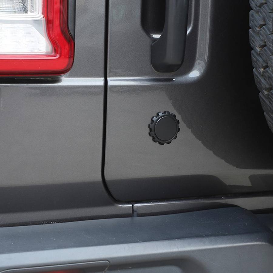 Door Lock Cover Trim for Jeep Wrangler Tj Jk Jku Jl, Abs Matte Black