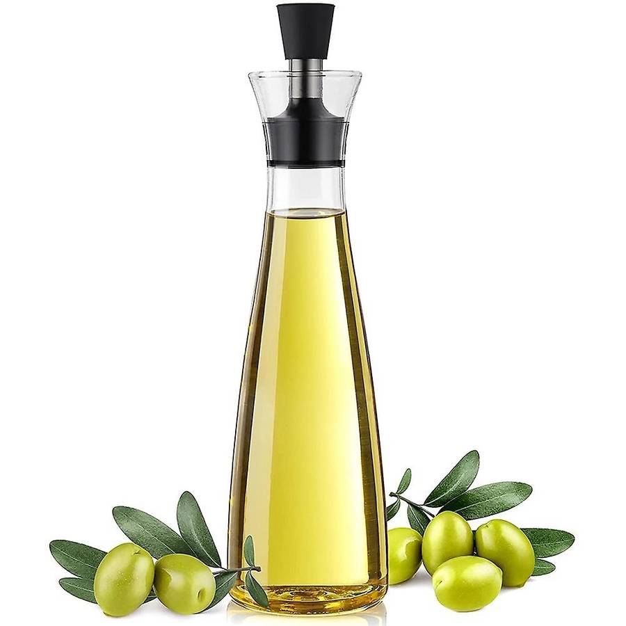 Glass Olive Oil Dispenser, with Drip-free Spout, for Home Kitchen