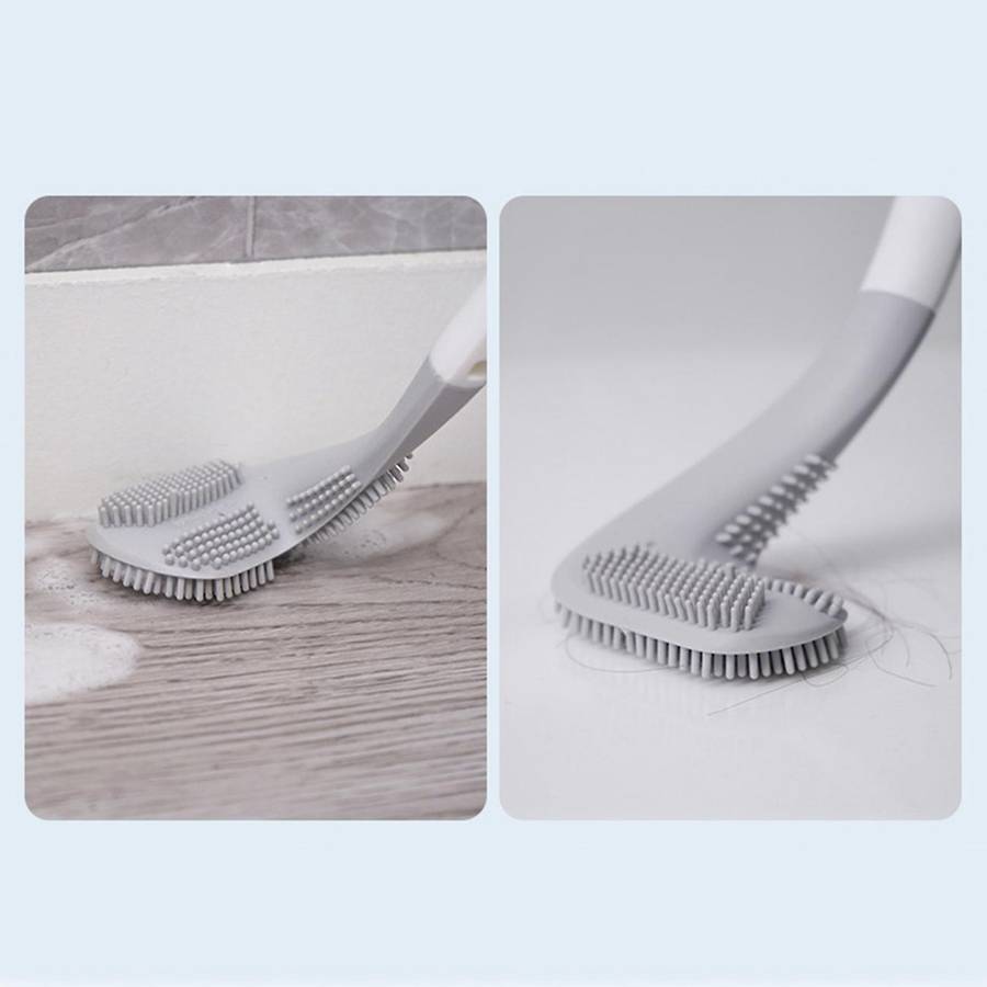 Brush Head Toilet Brush Long Handle Squatting Toilet Cleaning Brush