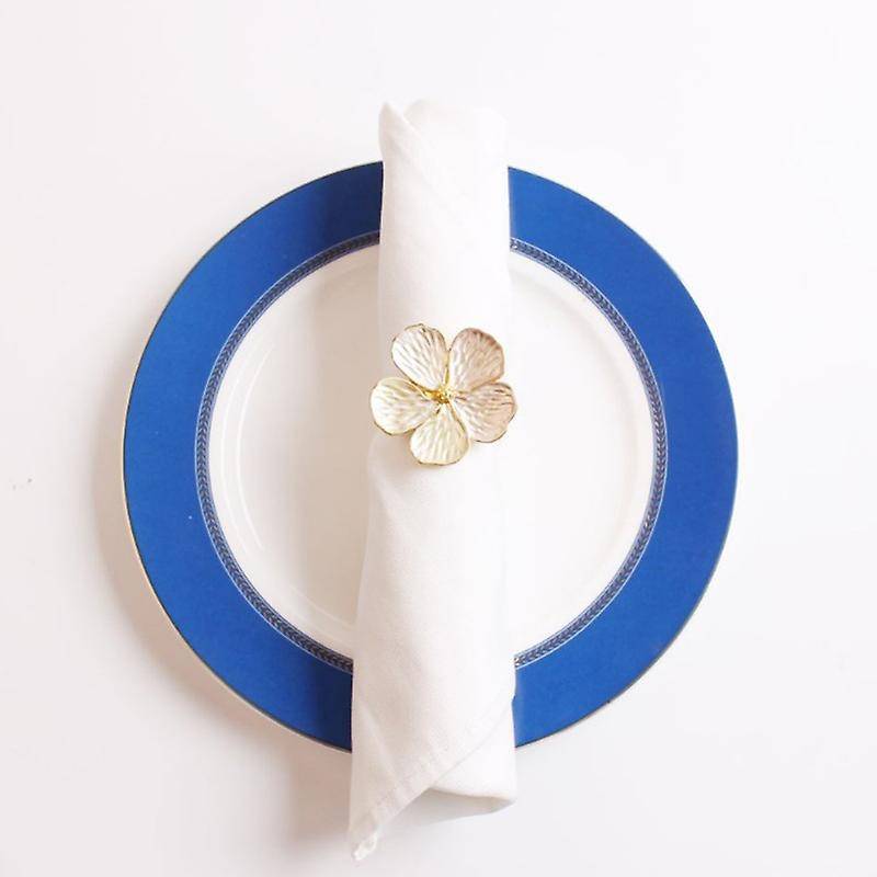 10pcs/lot Wedding Simple Plum Flower Napkin 5 Petals Lucky Flower