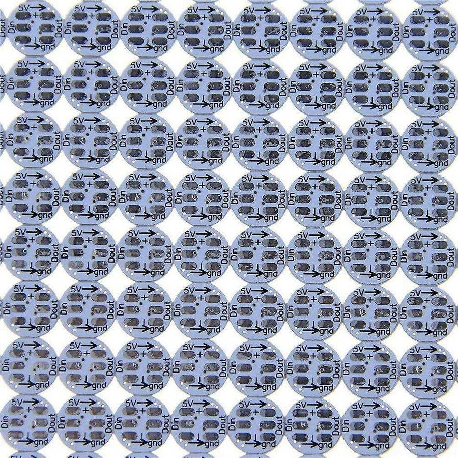 100 Pieces Ws2812b Ws2812 Led Chip & Heatsink 5v 5050 Rgb Ic (white)