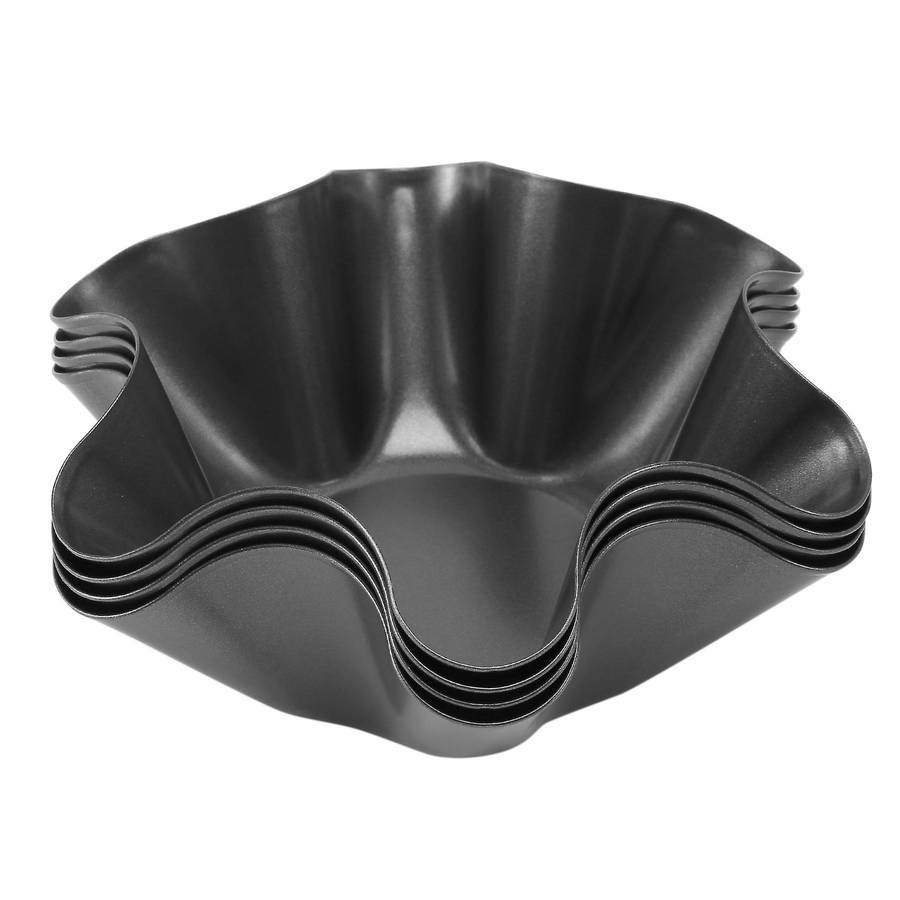 Large Non-stick Fluted Tortilla Shell Pans Taco Salad Bowl Makers