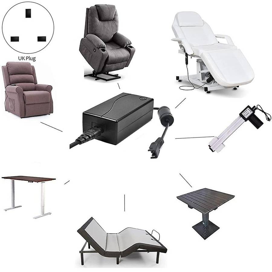 Ac220v Power Adapter for Chair Lift Power Supply Recliner Uk Plug