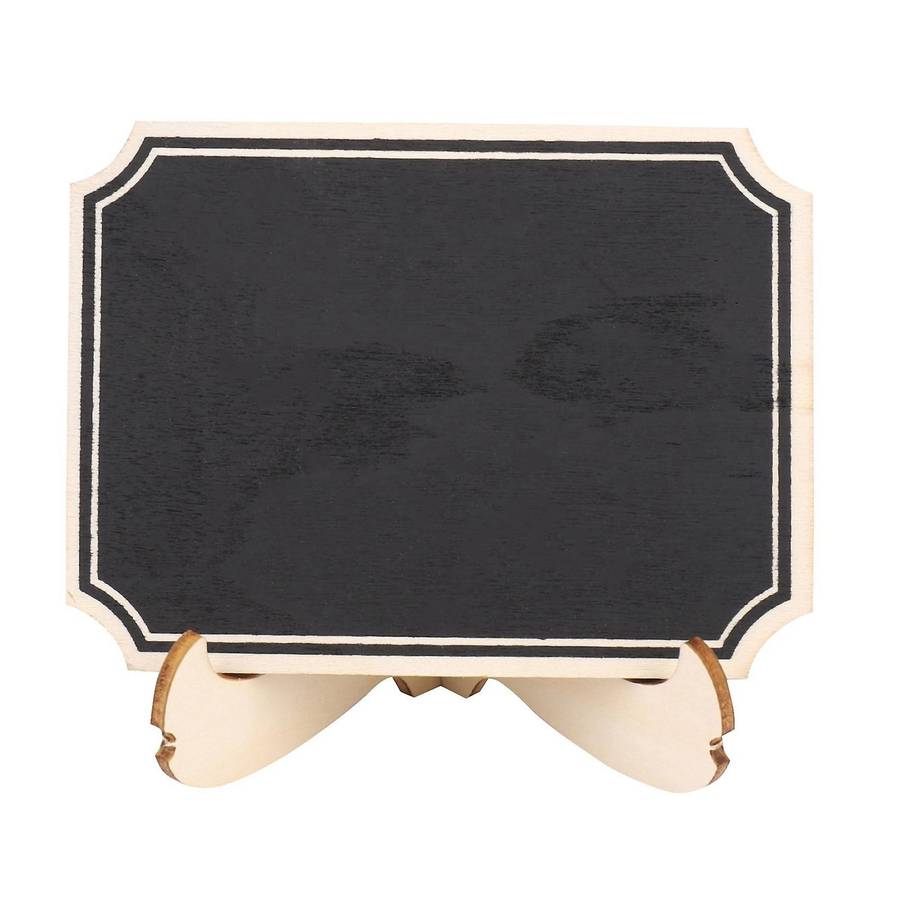 20 Pack Mini Chalkboards with Easels Stand,little Wood Blackboard