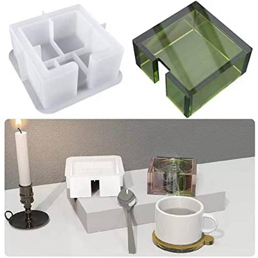 Coaster Molds with Coaster Stand Storage Box for Coaster Casting