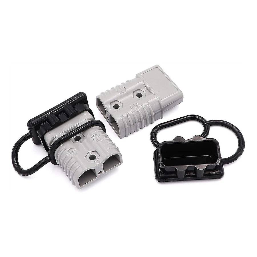 2pcs 175a 1/0 Awg Battery Power Connector Kit for Atv Winch Gray