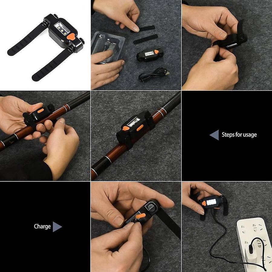 Leo Electronic Led Fishing Rod Sensor Light Gravity Fish Induction