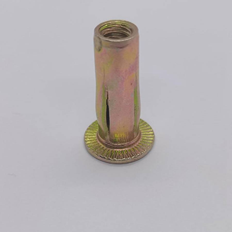 Multi-grip Rivet-nut, M8 Pre-bulbed Shank Carbon Steel Color-zinc