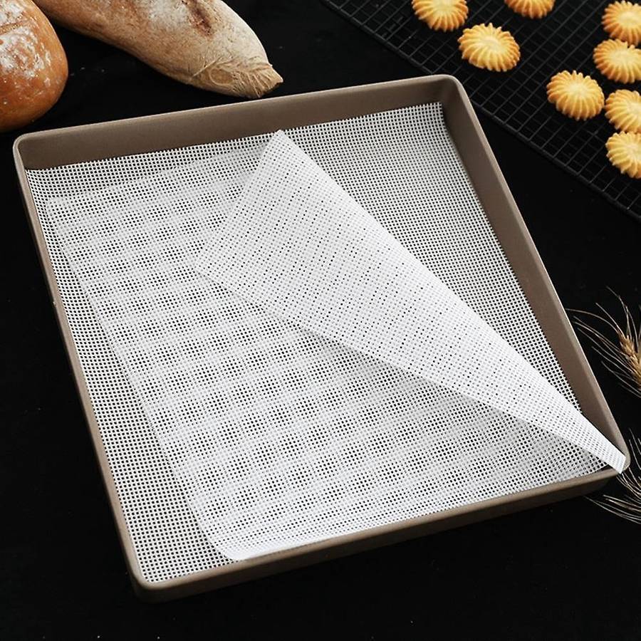5pcs Square Silicone Steamer Mesh Pad Non-stick Kitchen Tools 40x60cm