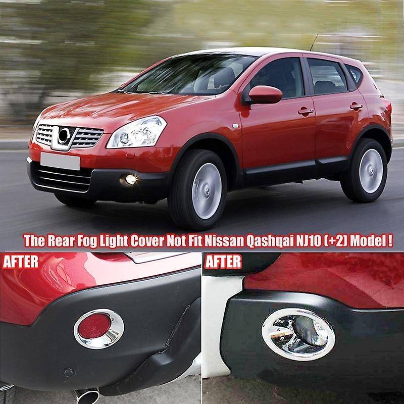 For Nissan Qashqai/dualis J10 2007-2009 Front Rear Fog Light Cover