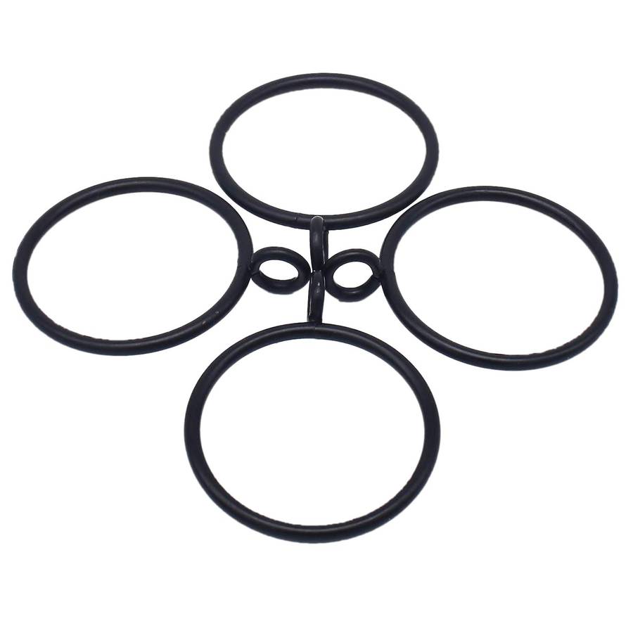 40 Pack 1.5 Inch (38mm) Inner Diameter Metal Curtain Rings