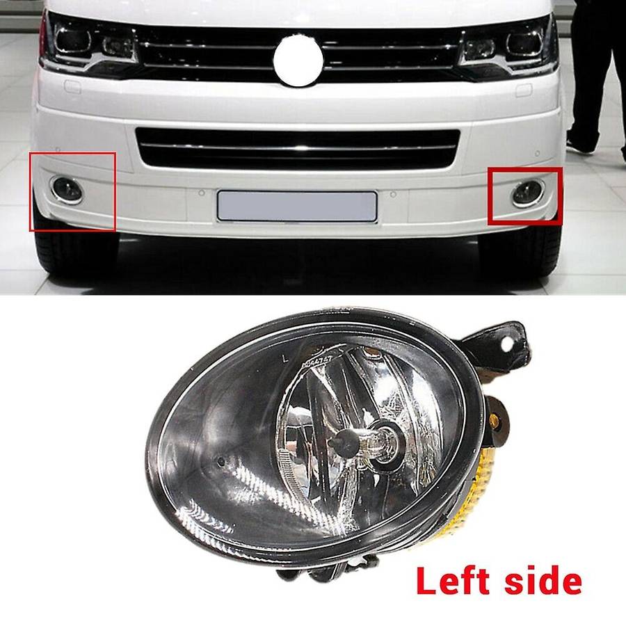 For T5 Transporter 2010-2015 Car Front Fog Light with Bulbs Left