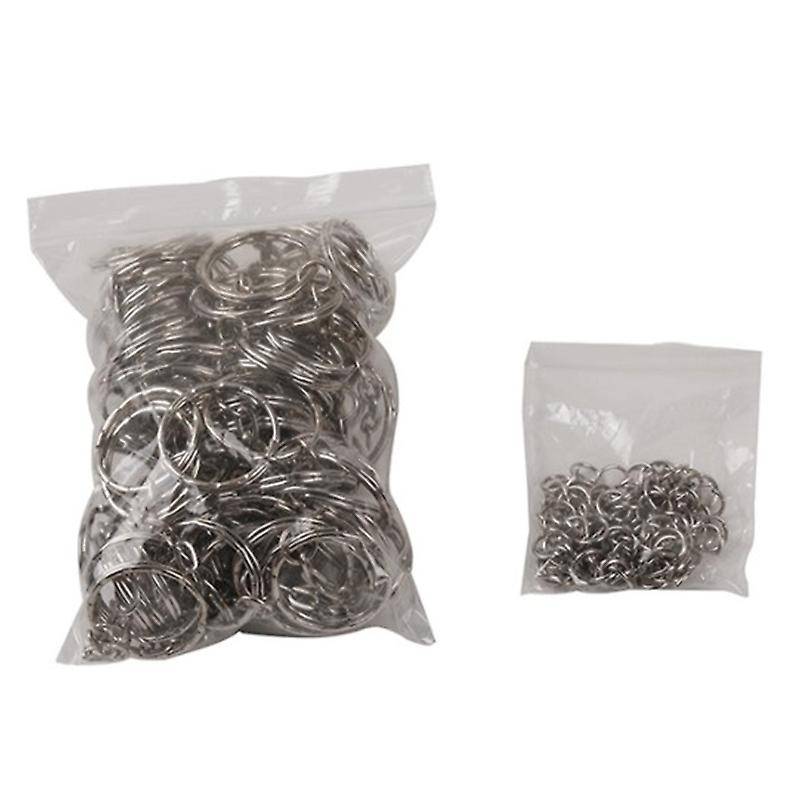 100 Pcs Round Wooden Discs with Keychain Tags with Hole Diy Crafts